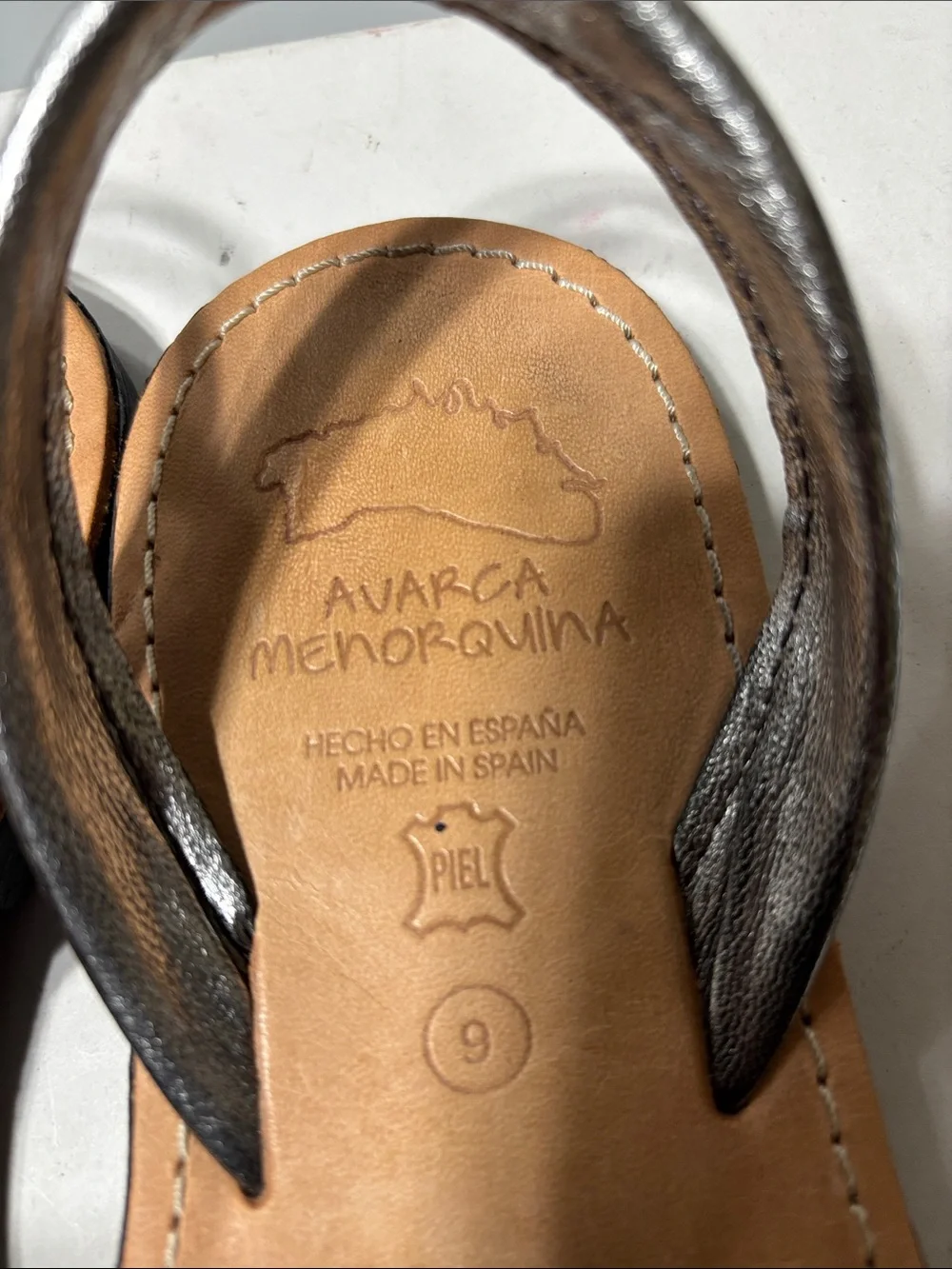 Women's Black Glitter Sandals with Silver Ankle Strap - Picture 2 of 6